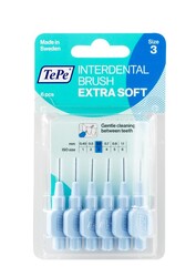 TePe - TEPE Blister X-Soft 0.6 MM - MAVİ (6 lı paket)