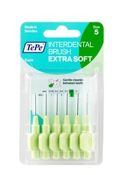 TePe - Tepe Blister 6 Lı X-Soft Yeşil 0.8mm (6 lı paket)